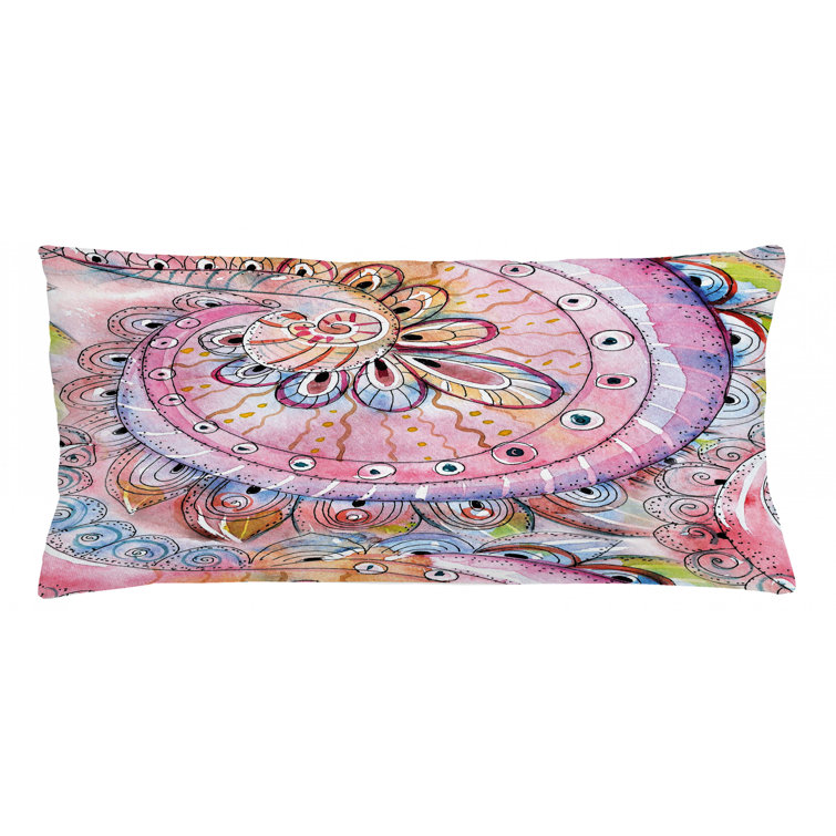 Bless international Floral Polyester Pillow Cover Wayfair